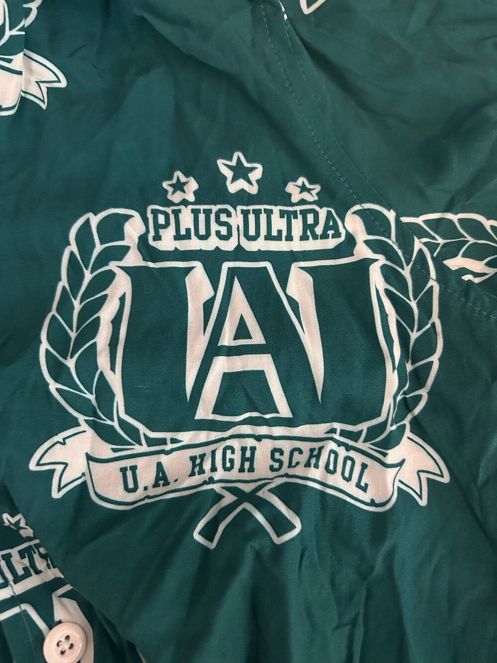 MY HERO ACADEMIA Graphic Tee NEW Green SS Size Youth M